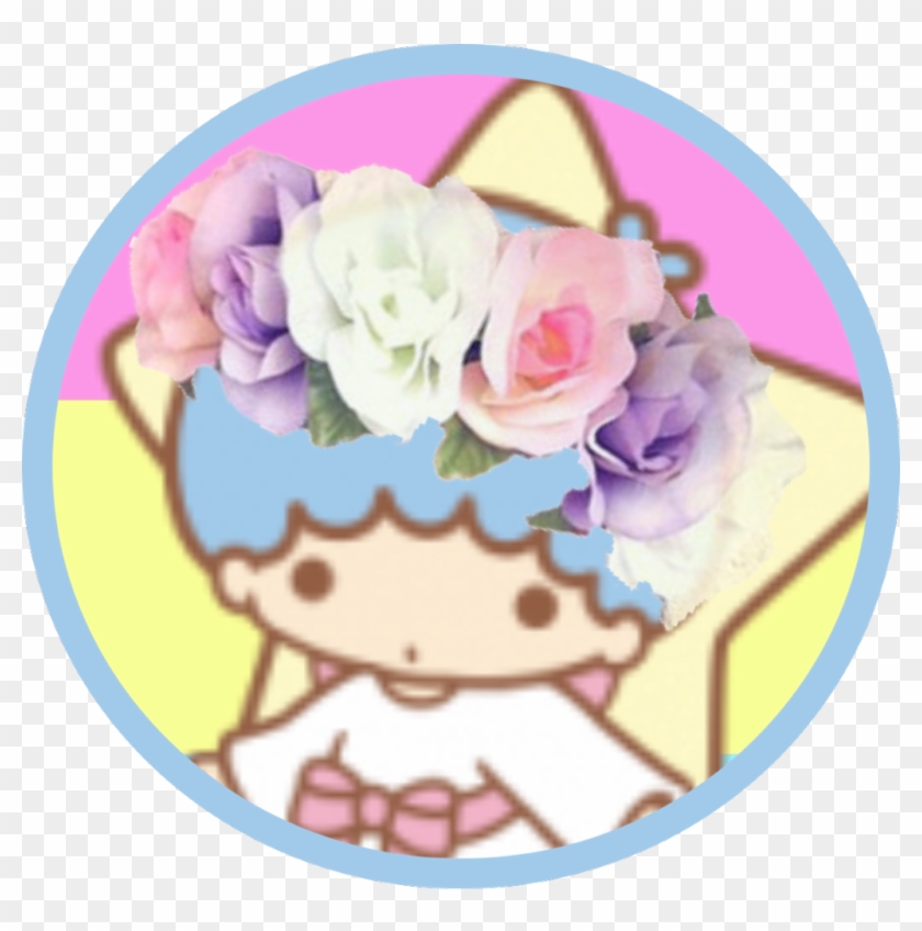 sanrio kiki littletwinstars flowercrown icon pansexual little twin star kiki clipart 4786359 pikpng