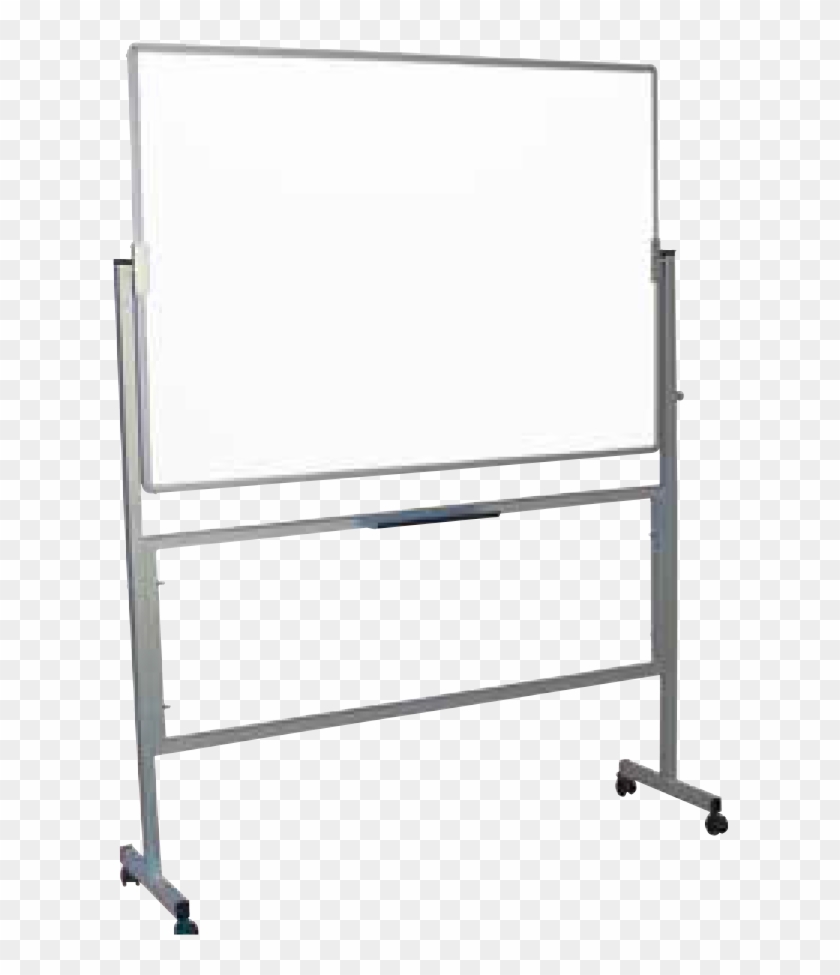 Whiteboard On Wheels 120 X 140 Cm - Whiteboard Clipart #4786396