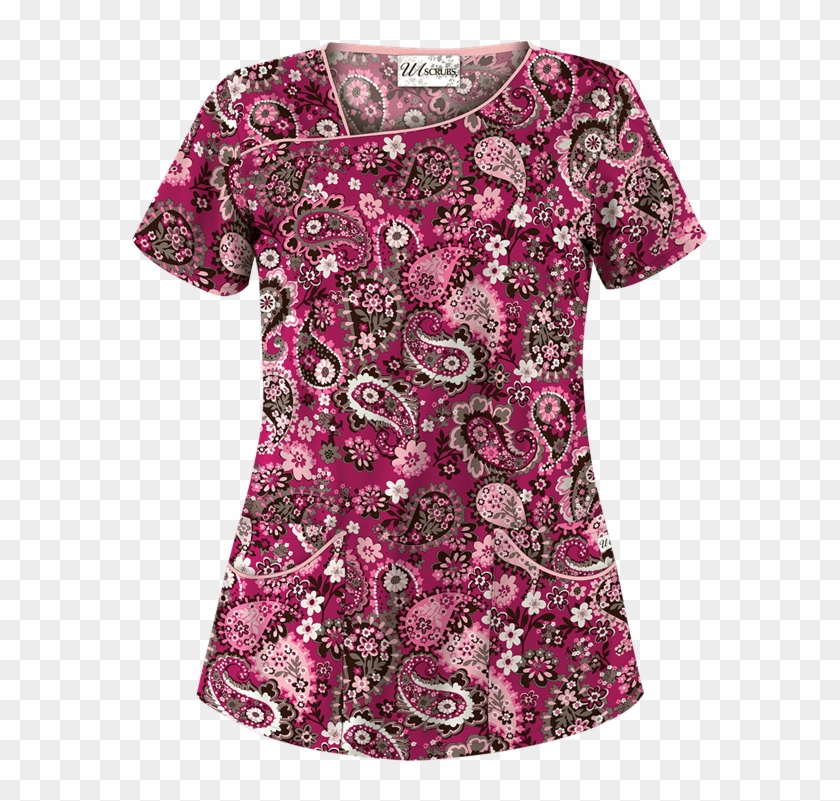 Ua658pak - Print Top Scrubs Women Clipart #4786534