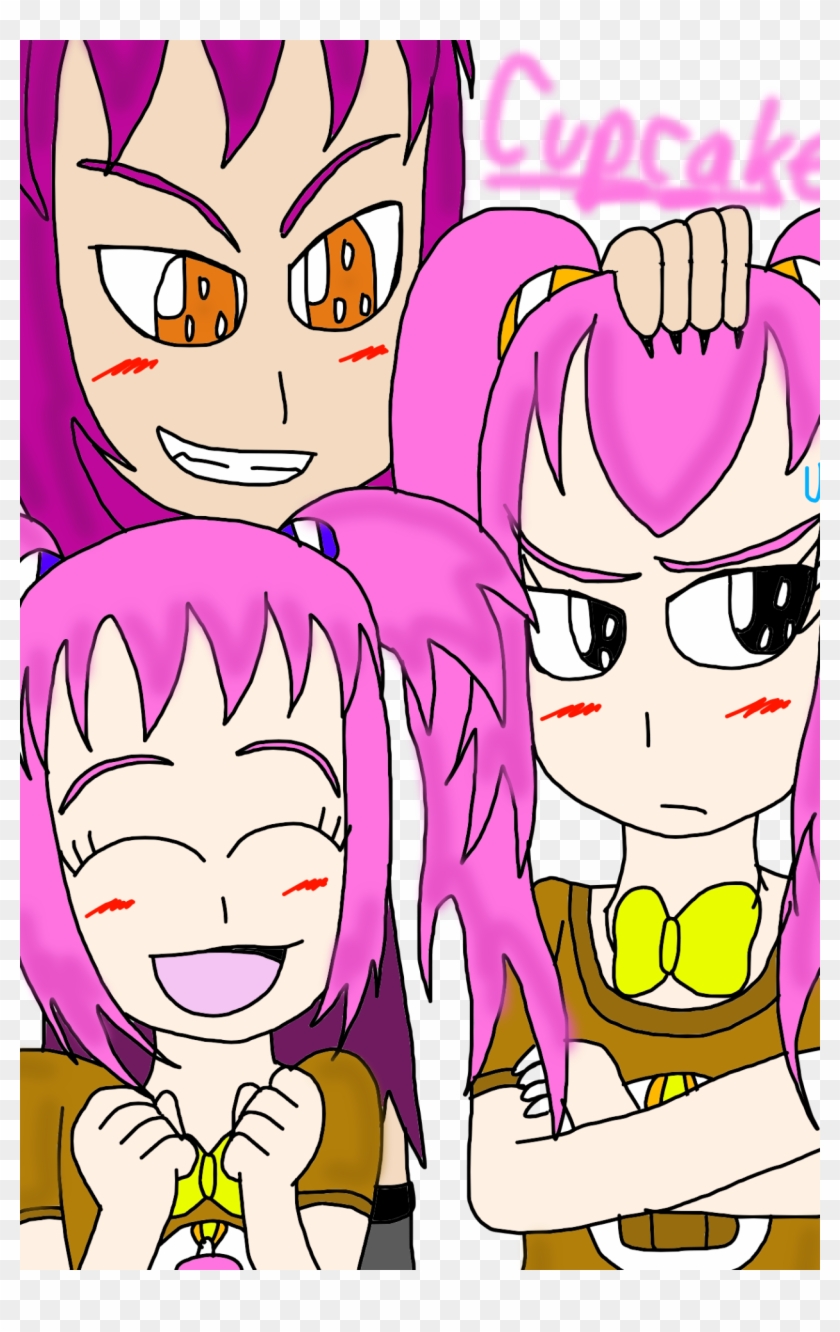 “ The Three Gijinka Cupcakes In My Au - Cartoon Clipart #4786652