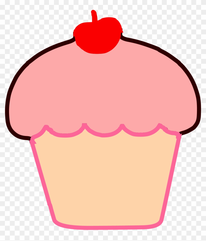 Brown Cupcake Cherry Clipart Png - Png Transparent Png #4786925