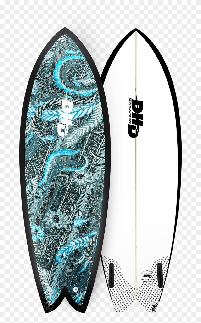Blue Scarlett - Dhd Mini Twin Fin Clipart