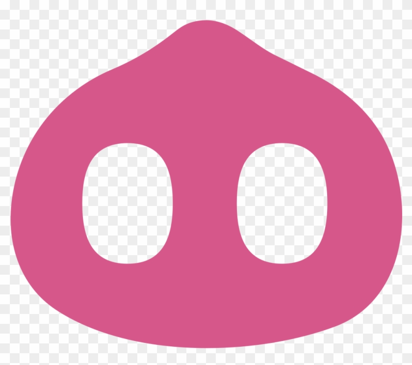 File - Emoji U1f43d - Svg - Pig Nose Clipart - Png Download #4787095