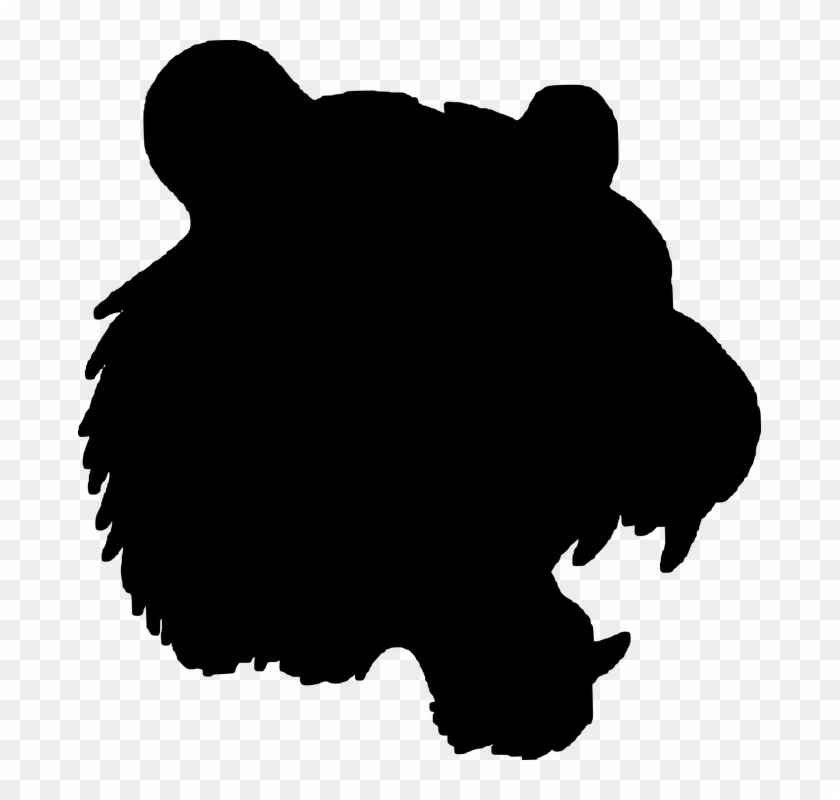Tiger Silhouette Wildlife Animal - Silueta De Tigre Png Clipart