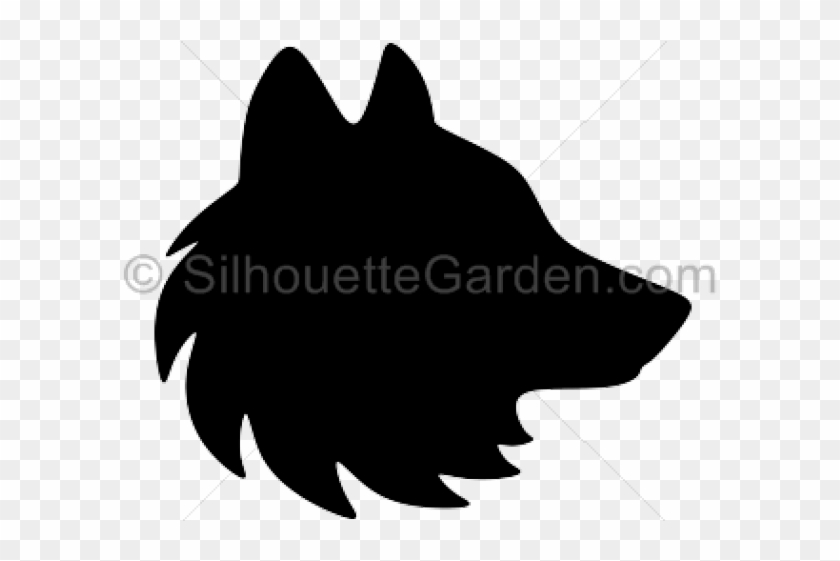 Wolf Animal Silhouettes - Silhouette Of A Wolf Head Clipart