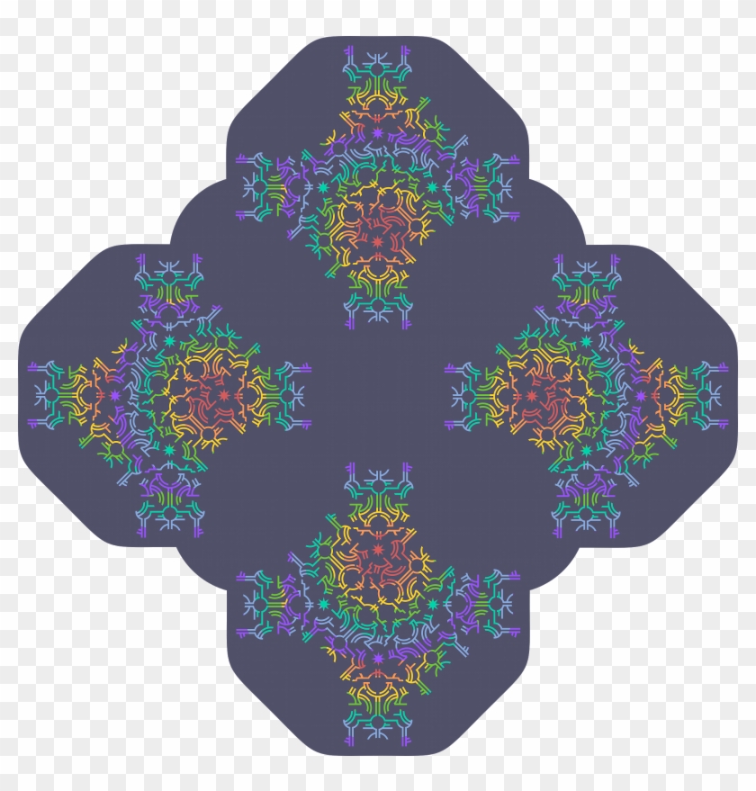 Lux Absio Bervatum Rainbowy Pattern Thing - Illustration Clipart #4787633