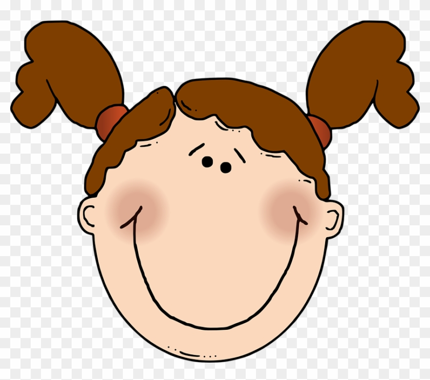 Why Is Human Body So Interesting - Cartoon Girl Face Clipart
