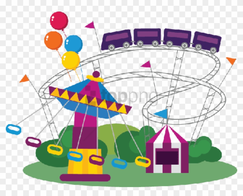 Free Png Carnival Rides Png Png Image With Transparent - Amusement Park Clip Art Png