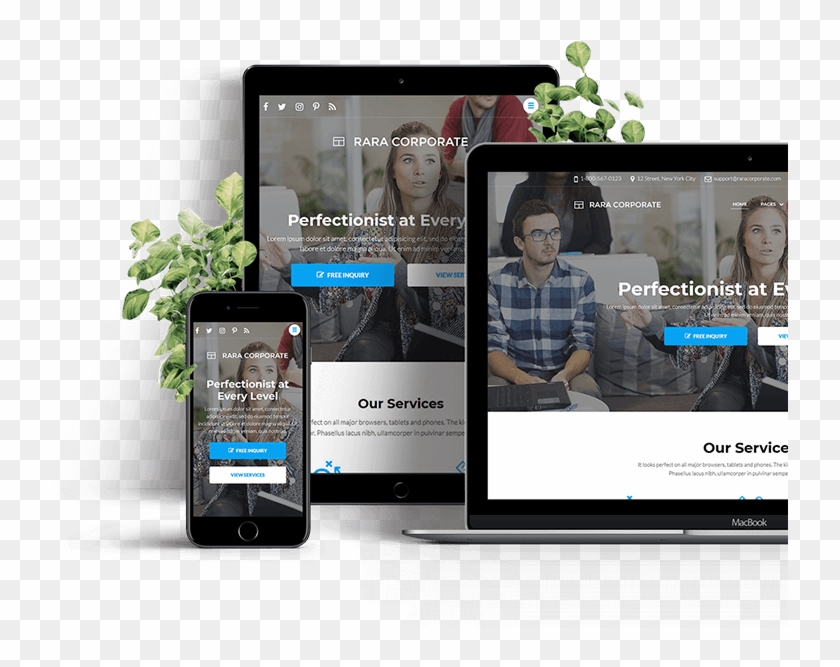 An Internet Hosting Service Is A Service That Runs - Responsive Website Designing Clipart #4788090