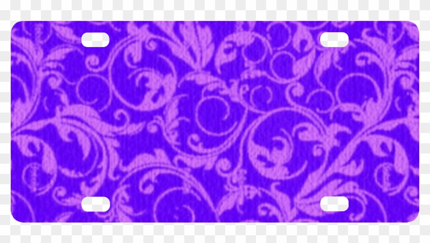 Vintage Swirls Amethyst Ultraviolet Purple Classic - Circle Clipart #4788091