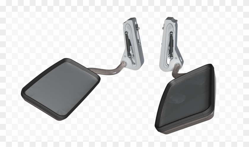 This Series Of Rear View Mirrors Features A Lock And - Automotive Side-view Mirror Clipart