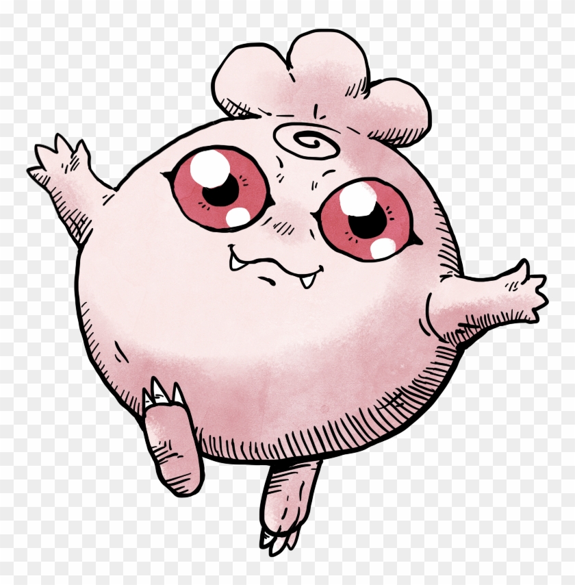 Igglybuff Is A Digimon - Cartoon Clipart