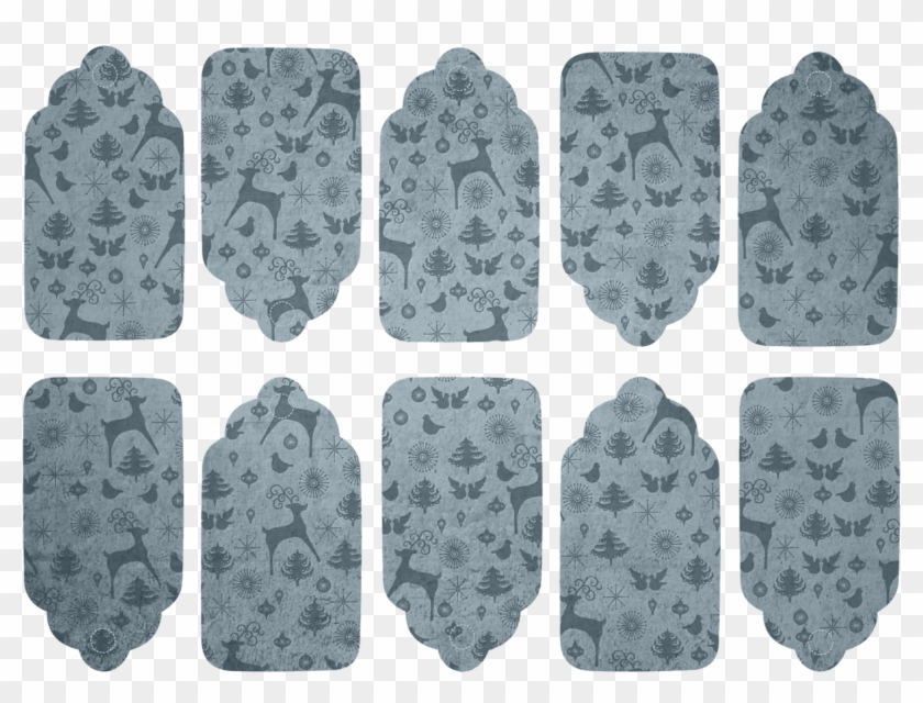 Tag Label Scrapbook Collage Blue 1077951 - Printable Gift Tag Steampunk Clipart