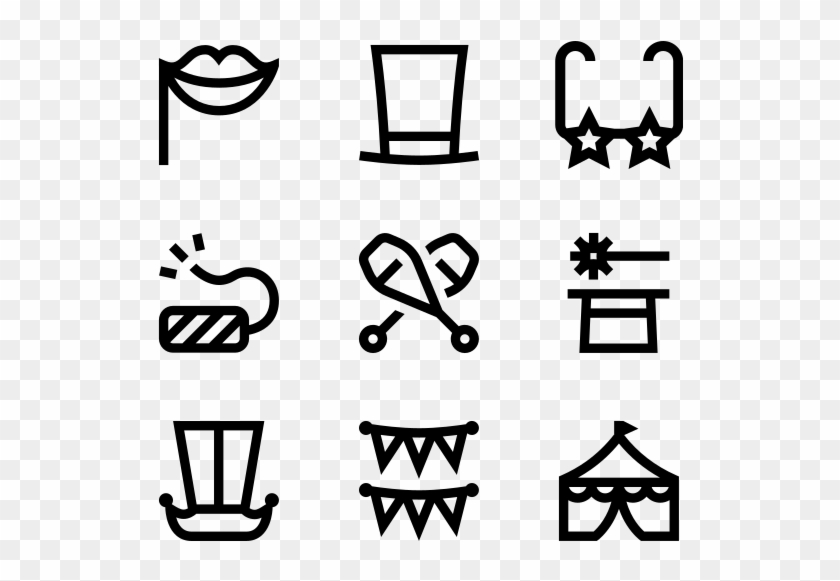 Carnival - Social Media White Logo Clipart