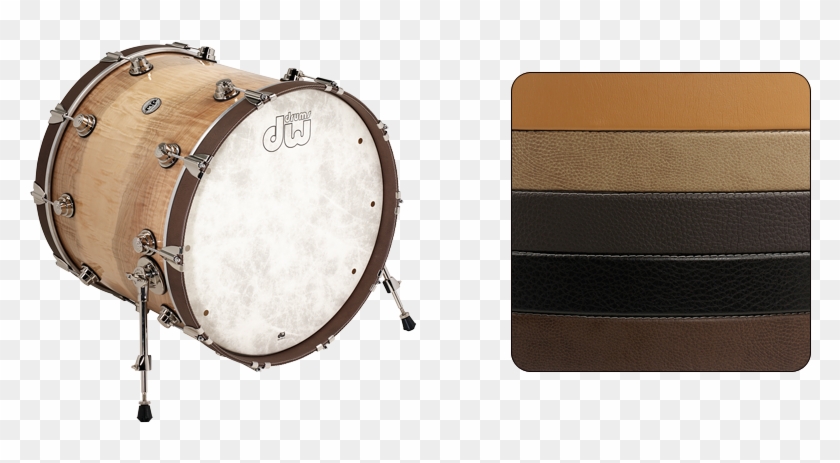 Lux Bass Drum - Lux Leather Bass Drum Hoops Clipart