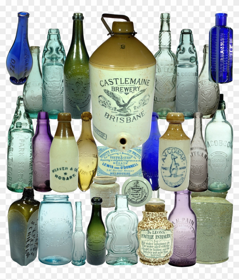 Email Collage Auction 10 - Glass Bottle Clipart #4789555