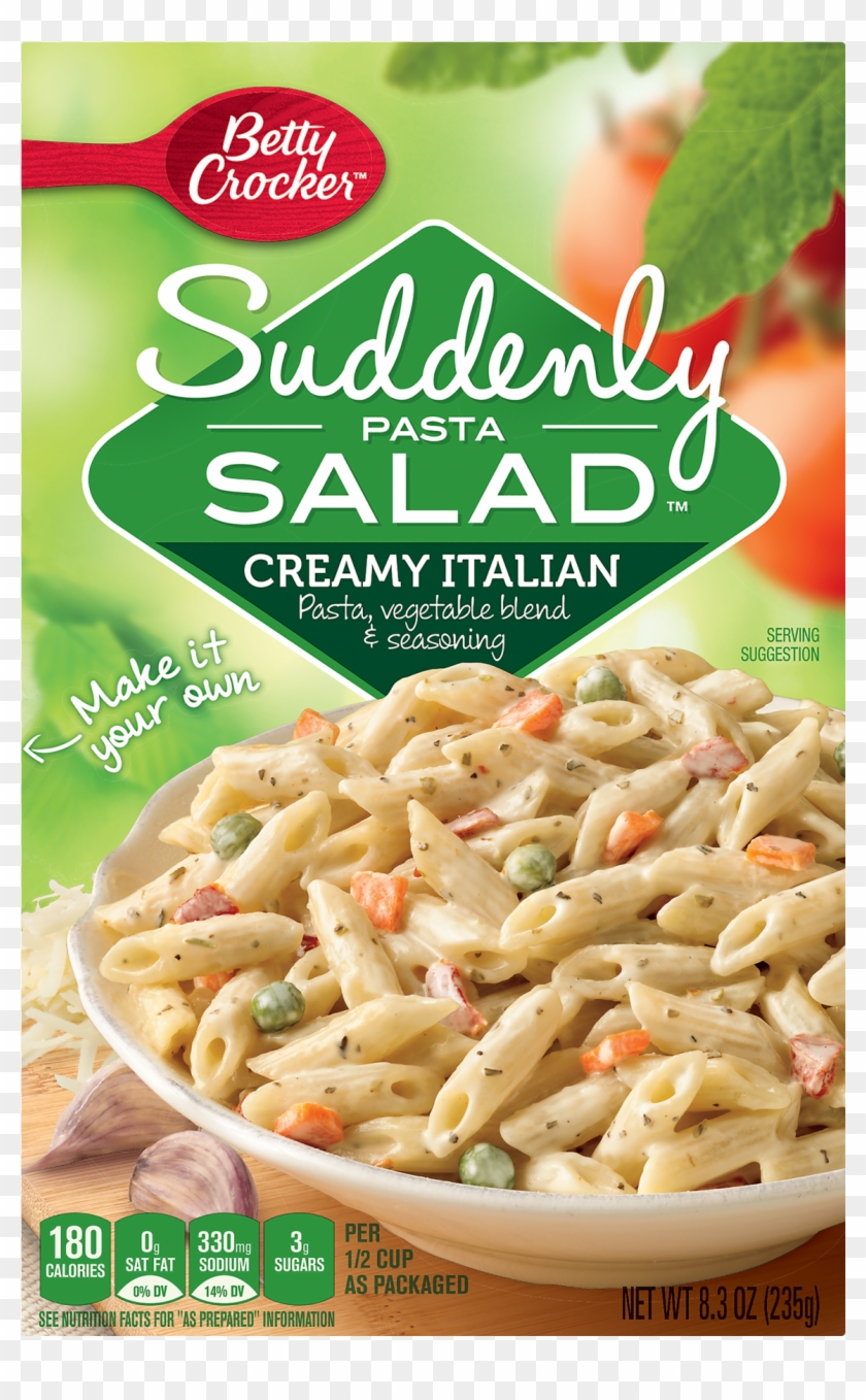 Betty Crocker Suddenly Salad Creamy Italian Pasta Salad, - Betty Crocker Suddenly Salad Clipart #4789794