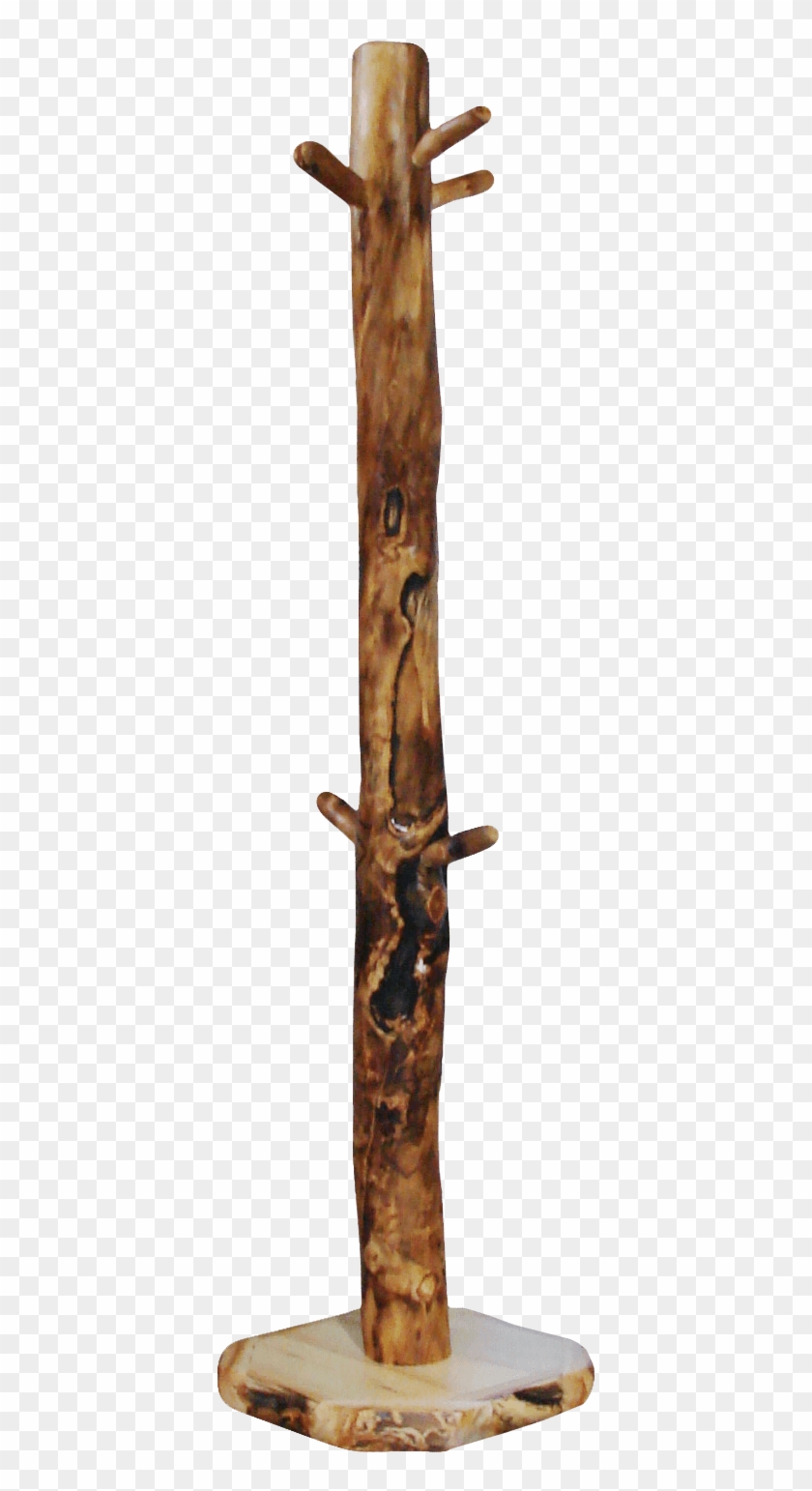 Aspen Log Coat Tree - Hat Rack Transparent Clipart