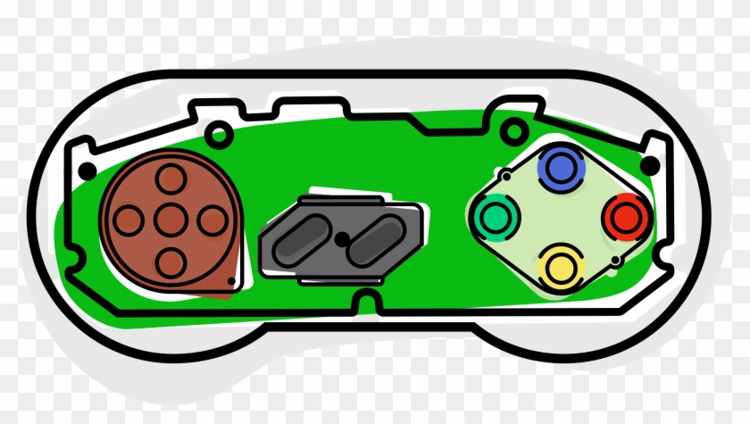 I Also Loved The Super Nintendo Entertainment System - Game Controller Clipart