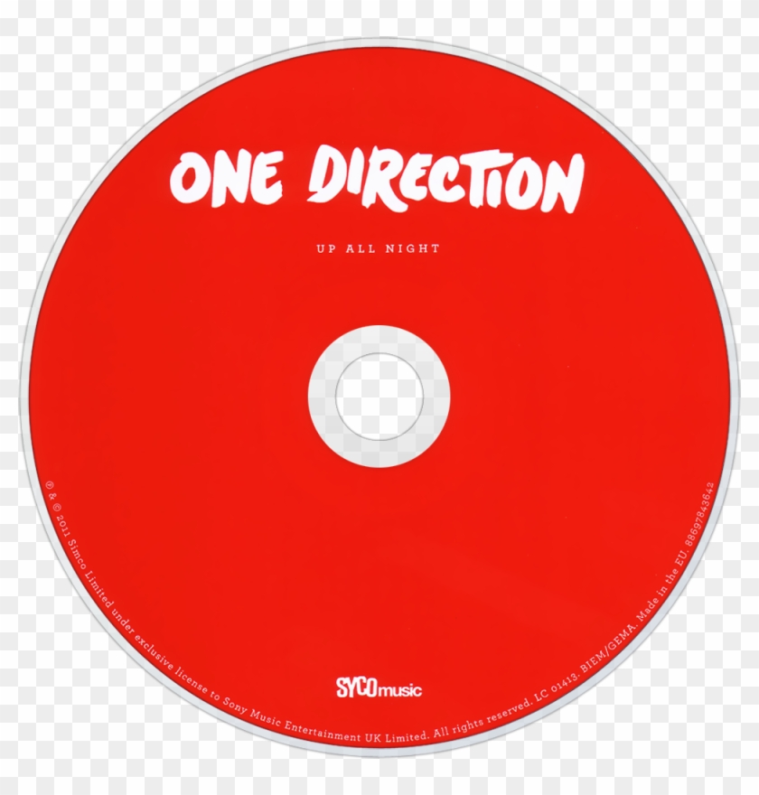 One Direction Up All Night Cd Disc Image - Cd De One Direction Clipart