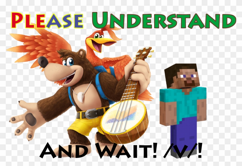 2mib, 2283x1560, Please Wait - Banjo Kazooie Smash Ultimate Clipart