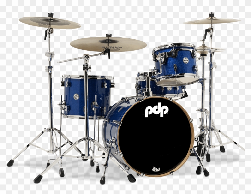 Pdcm2014bl - Concept™ Maple - Blue Sparkle - 4-piece - Pdp Concept Maple Clipart