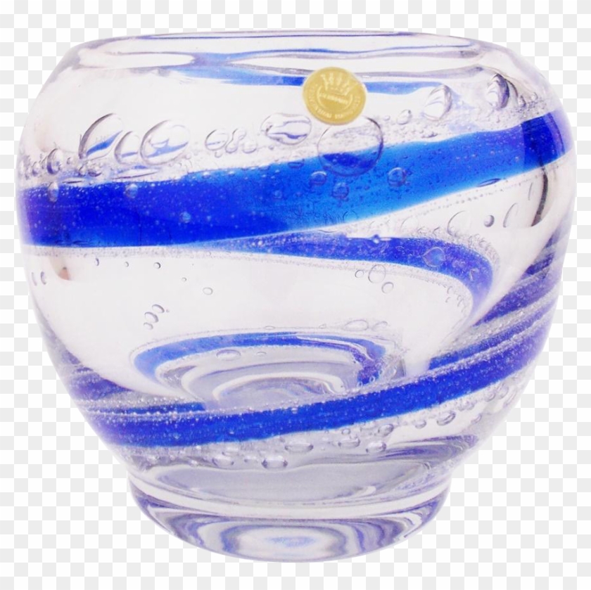 Vintage 1960s Glass Vase Theresienthal German Design - Ceramic Clipart #4791120