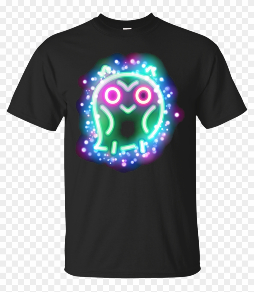 Neon Glow Owl Party T Shirt - Playeras My Hero Academia Clipart #4791153