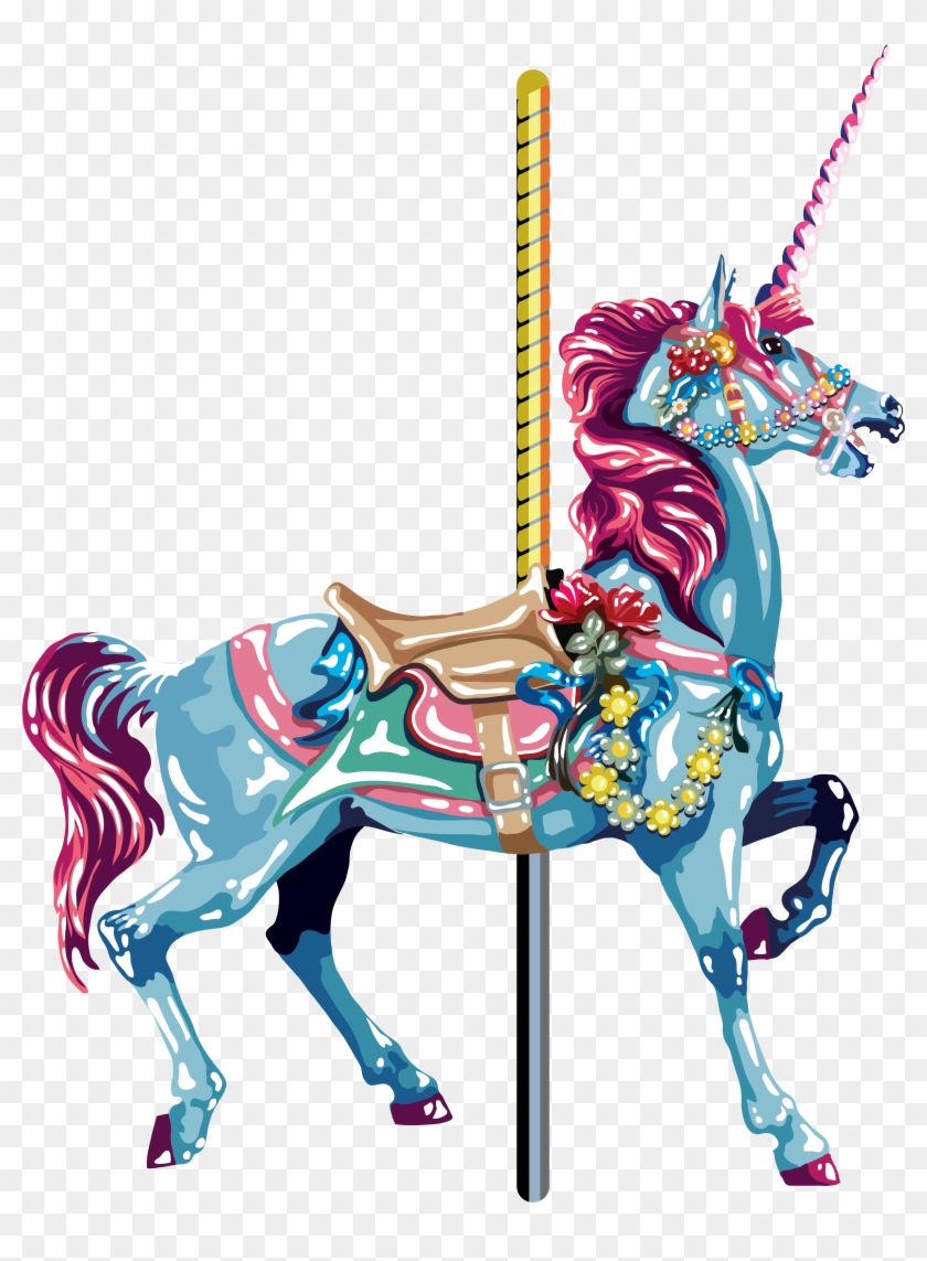 Amusement Park Carousel Download Png Image - Child Carousel Clipart #4791266