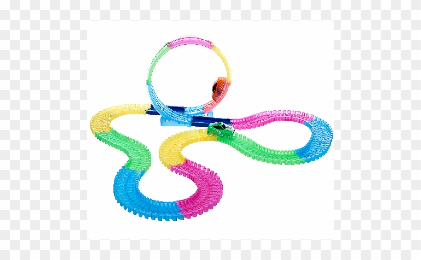 Neon Glow Twister Tracks 360 City Vehicle Series - Illustration Clipart