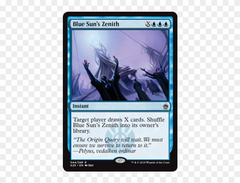 Blue Sun's Zenith Masters 25 English - Mtg Blue Sun Zenith Clipart #4791480