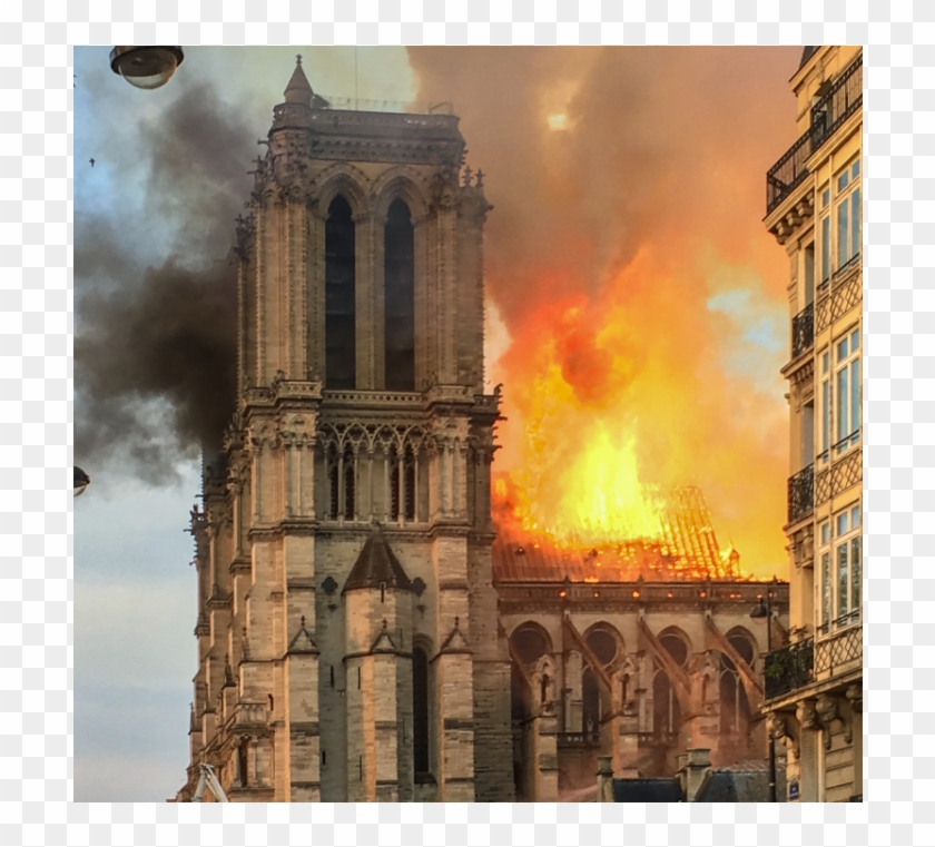Notre Dame Fire Paris - Notre Dame De Paris Clipart #4791482