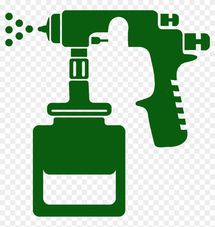 Spray Guns - Vector Graphics Clipart