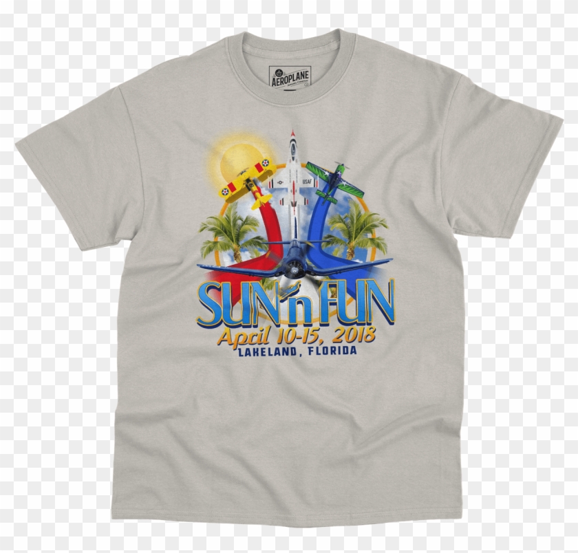 Youth Red White And Blue Sun 'n Fun T-shirt - Active Shirt Clipart