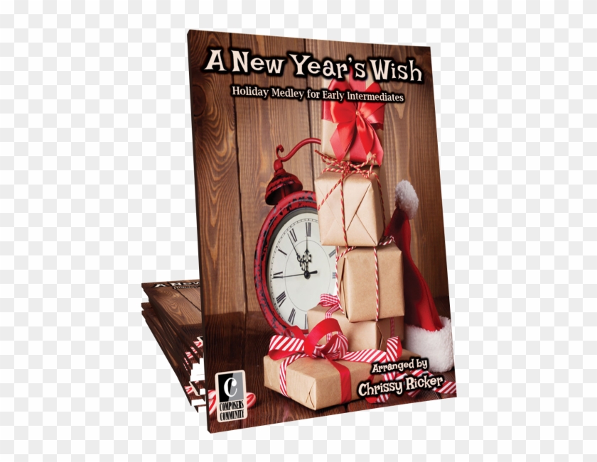 A New Year's Wish - Quartz Clock Clipart