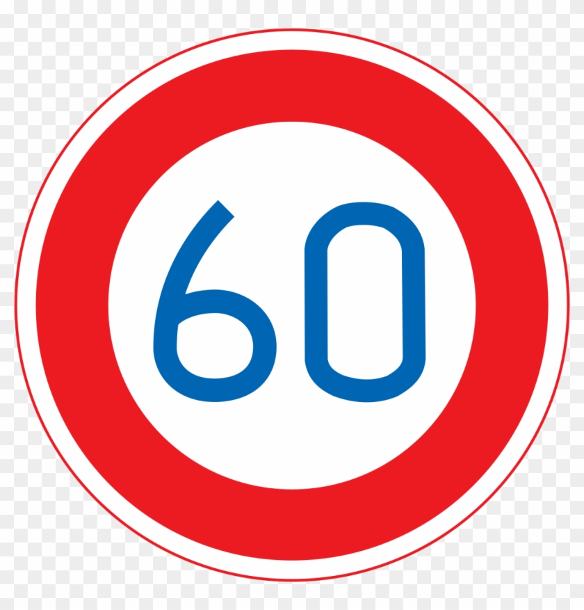 Japanese Speed Limit Signs Clipart
