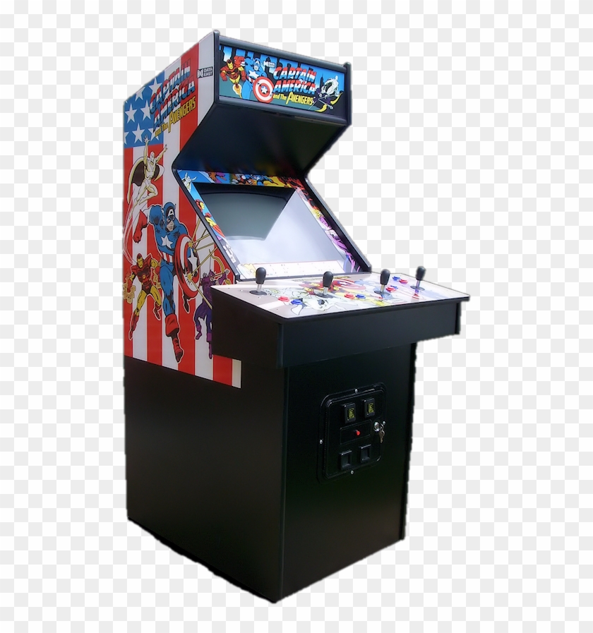 Captain America And The Avengers - Captain America And The Avengers Arcade Cabinet Clipart #4792956