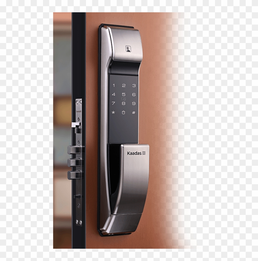 Silver Side2 K7 Silver Front Plate Front Door Lock Digital