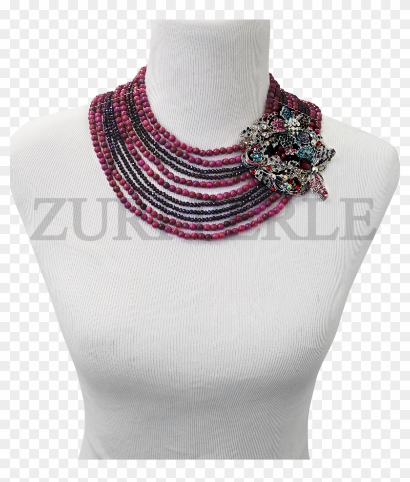 Handmade Unique Purple Bead Jewelry, Made With Purple - Wool Clipart #4793370