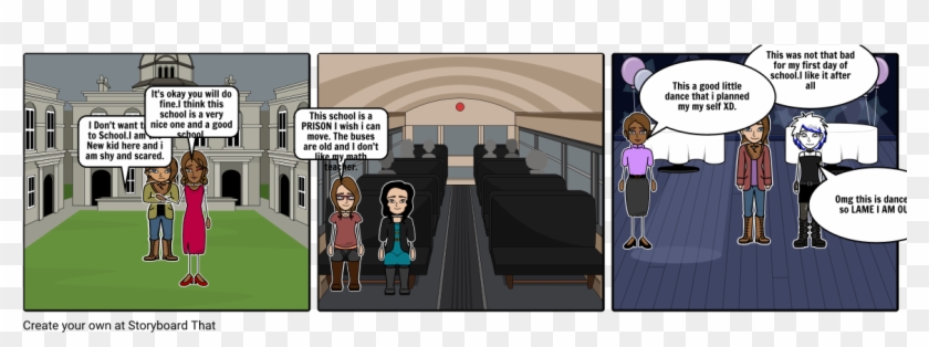 New School - Cartoon Clipart #4793820