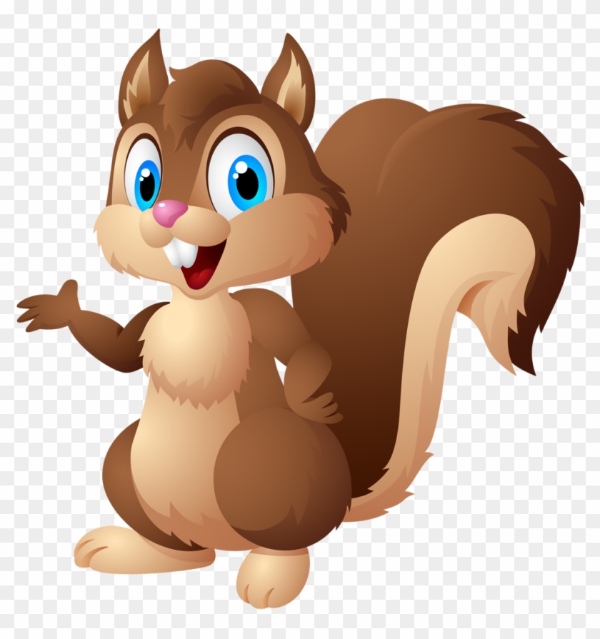 Squirrel Cartoon - Cartoon Squirrels Clipart #4794339