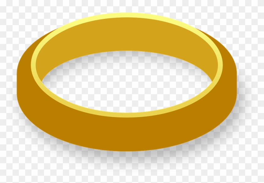 Wedding Ring Ring Jewelry Gold Marriage - Png แหวน Clipart #4794585