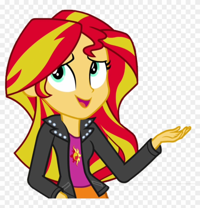 Go To Image - Mlp Sunset Shimmer Eg Clipart #4794588