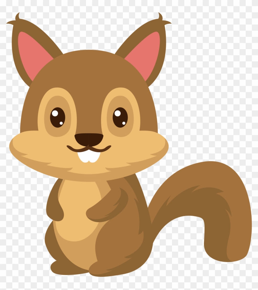 Spring Squirrels Transprent Png Free - 卡通 松鼠 Clipart