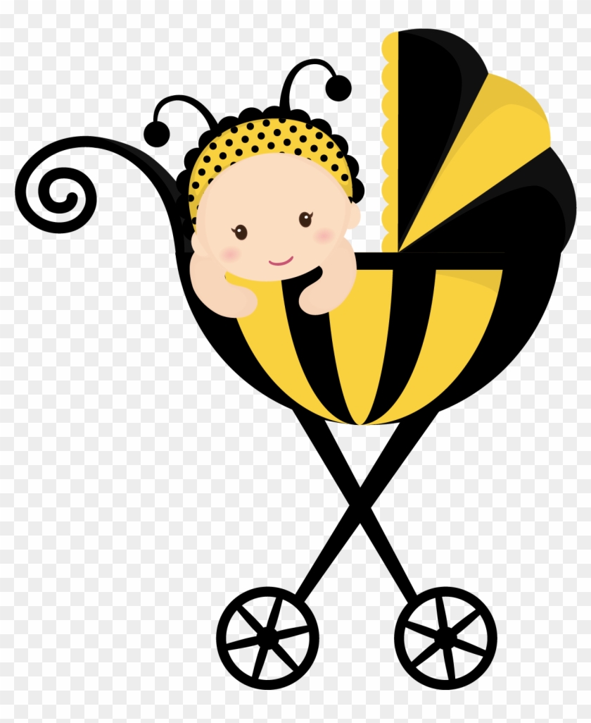 Abelhinhas Ca Png Minus Digis Pinterest Clip - Bumble Bee Baby Shower Clipart Transparent Png