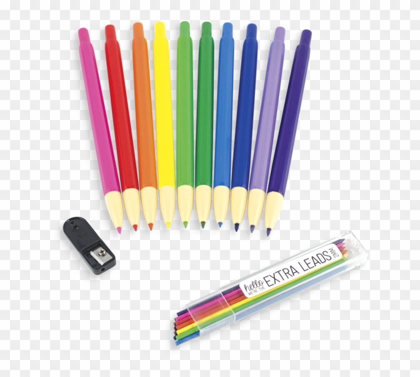 Drawing Pens Color - Mechanical Colored Pencils Clipart #4795360