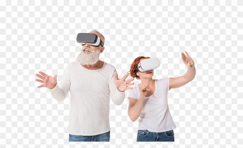 Personvirtual Reality - Virtual Reality People Cutout Clipart #4796086