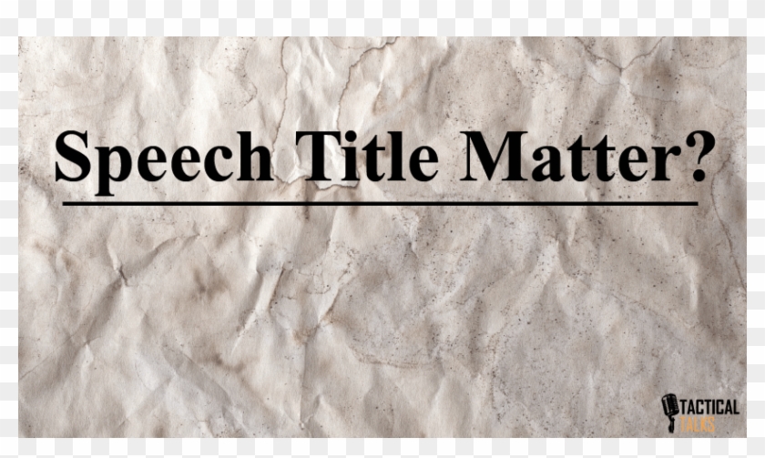 Title Public Speaking Matt Kramer Tactical Talks Toastmasters - Graphic Design Clipart #4797844