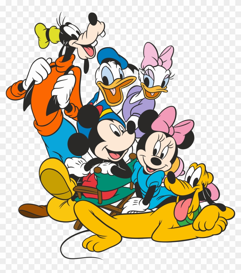 Pluto, Daisy Duck, Mickey Mouse, Fiction, Flower Png - Mickey Mouse Pluto Donald Duck Goofy Clipart #4797882