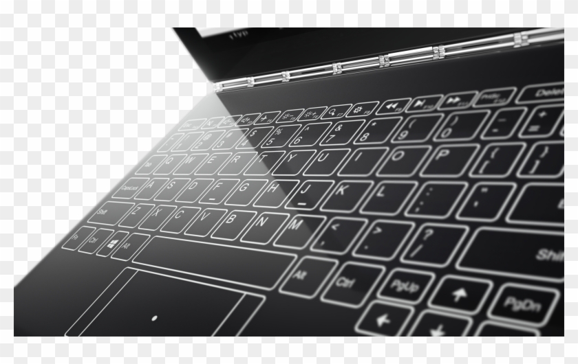 Lenovo's New Yoga Book Is A 360-degree Laptop Without - Lenovo Yoga Touch Keyboard Clipart